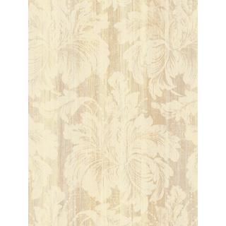 Seabrook Platinum Series BR30503 Brunate Acrylic Coated Floral Wallpaper